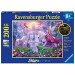 Puzzle Regatul Unicornilor, 200 Piese Starline, Ravensburger