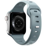 Accesoriu smartwatch Sport Slim Strap compatibila cu Apple Watch 4/5/6/7/8/SE 38/40/41mm, S/M, Albastru