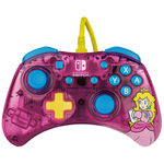 Controller Rock Candy Wired Peach - Nintendo Switch, Rock Candy
