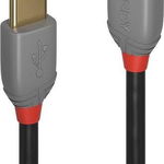 Cablu Lindy 2m USB 2.0 Type-C, Anthra