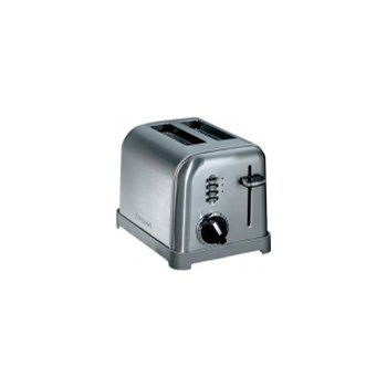 Prajitor paine Cuisinart CPT160E, 900 W, 2 sloturi Extra-Largi, 6 setari prajire, Inox