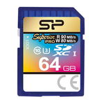 Card De Memorie Microsdxc Sp 64Gb Cl10Uhs-I U3, Sdr104 Mode, Silicon power