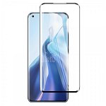 Folie protectie sticla securizata curbata pentru Xiaomi Mi 11 Ultra, negru, HIMO