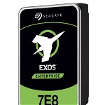 HDD Seagate Exos Enterprise, 8TB, SATA, 7200rpm, 256MB Cache, Max transfer rate: 215mb/s