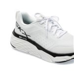 Pantofi sport SKECHERS albi, MAX CUSHIONING ELITE, din material textil, Skechers