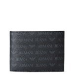 Black synthetic leather , Armani Jeans