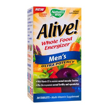 Secom Alive! Men's Ultra Potency 30 tablete, Nature's Way, SUA