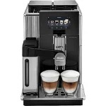 DeLonghi Espressor automat DE’LONGHI MAESTOSA EPAM 960.75.GLM, 1450W, 19 bari, 2.5l, 2 rasnite, Sistem LatteCrema, Carafa pentru ciocolata si gheata, Coffee Link App, Negru/Inox