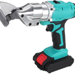 Foarfeca electrica de taiat tabla cu 2 acumulatori 2 Ah, 24V, Blitz Power, Tenq.ro