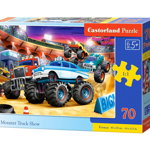 Puzzle Castorland - Monster Truck Show, 70 piese (070077), Castorland