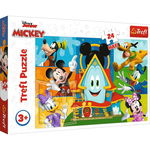 Trefl PUZZLE MAXI 24 Mickey Mouse și prietenii 14351, Trefl