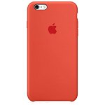 Husa de protectie Apple pentru iPhone 6s Plus, Silicon, Orange