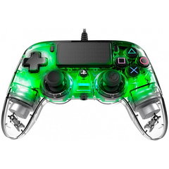Controller cu fir Nacon Light pentru Playstation 4, Verde, Nacon
