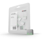 Adaptor LINDY Dispozitiv blocare port USB tip A, 10 bucati (fara cheie), verde, LINDY