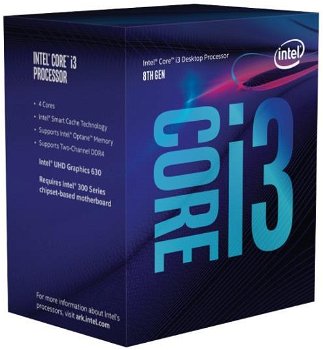 Intel IN CPU Core i3-8100, BX80684I38100, 6M, 3.60 GHz, LGA1151