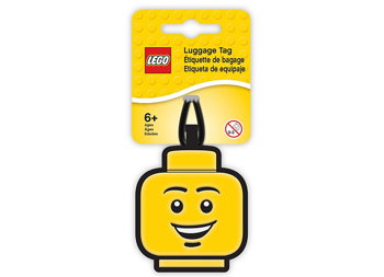 Eticheta bagaje cap minifigurina baiat lego, Lego