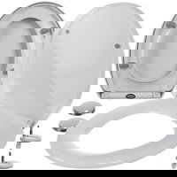 Capac WC cu Soft Close, Sistem Inchidere Lenta, Montaj Universal, Usor de Curatat, Kit de Montaj inclus, Alb, SMARTECH