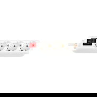 Prelungitor Bachmann B3842045, 3x Schuko, 5m, White