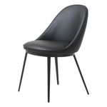 Scaun cu husă din imitație de piele Unique Furniture Gain, negru, Unique Furniture