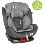 Scaun auto, Lynx, Isofix, 0-36 kg, Rotativ 360 Grade, Sistem de Blocare, Centura cu 5 puncte de prindere, 11 pozitii de inaltime Grupa 0+/1/2/3, 0-12 ani, Black Grey