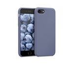 kwmobile TPU Silicone Case Compatible with Apple iPhone 7/8 / SE (2020) - Soft Flexible Rubber Protective Cover - Lavender Grey