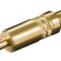 Conector aurit pentru lipit Stereo jack 3.5 mm 3 pini, cjack3mg, OEM