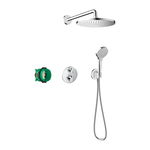 Sistem de dus cu montaj incastrat si baterie termostatata Hansgrohe Croma crom, Hansgrohe