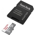 Card de memorie SanDisk Ultra Micro SD, 64GB, Adaptor SD,