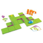 Set STEM Robotul Soricel Learning Resources, 30 de carduri, 3 piese tunel, 5 - 9 ani, Learning Resources