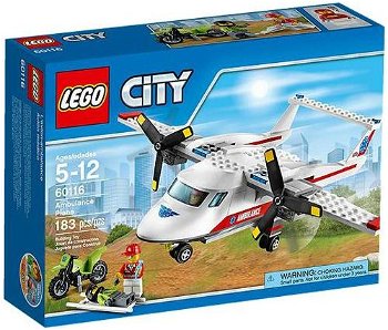 LEGO® City Avion sanitar - 60116, LEGO