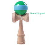 Cel mai in voga joc de indemanare Kendama Pro Competition Blue Strip Green