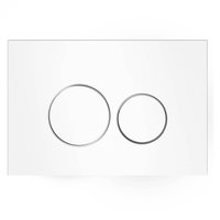 Clapeta de actionare din sticla alba, actionare dubla, 249x169 mm, colectia Origin   740-1600, Vitra