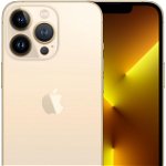 Telefon Mobil Apple iPhone 13 Pro, Super Retina XDR OLED 6.1inch, 1TB Flash, Camera Quad 12 + 12 + 12 MP + TOF 3D LiDAR, Wi-Fi, 5G, iOS (Auriu), Apple