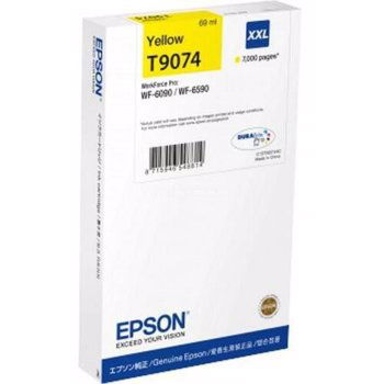 Cartus cerneala Epson T9074, galben, capacitate 69ml - C13T907440