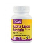 Supliment alimentar Alpha Lipolic Sustain 300mg Jarrow Formulas, 30 tablete Secom, SECOM