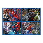 Puzzle Educa - Multi 4 Puzzles Ultimate Spider-Man, 50/80/100/150 piese (18102), Educa