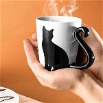 Cana pisica - Cutie Cat - ceramica, 3gifts