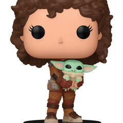 Figurină Funko POP! Television: The Mandalorian - Peli Motto with Grogu #665 Figurină Funko POP! Television: The Mandalorian - Peli Motto with Grogu #665