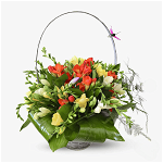 Cos cu flori - Aranjament floral parfumat - premium, Floria