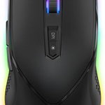 Mouse gaming HAVIT MS814. iluminare RGB, 7000 dpi, 7 butoane, programabil, chip Pixart PMW3325, design ergonimic, USB, negru