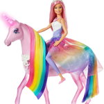 Papusa Barbie Dreamtopia & Magic Touch Unicorn (fxt26) 