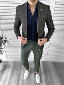 Tinuta barbati smart casual Pantaloni + Camasa + Sacou 10106, 