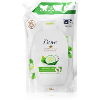 Dove Refreshing Care Săpun lichid pentru mâini rezervă Cucumber & Green Tea 750 ml, Dove