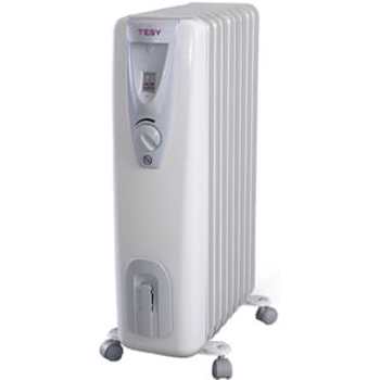 Calorifer electric TESY CB 2009 E01 R, 9 elementi, 3 trepte putere, 2000W, alb-gri