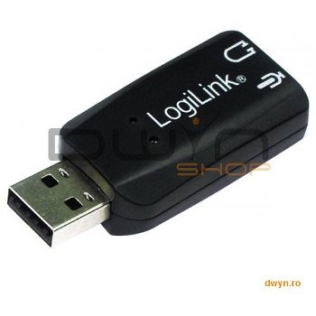 logilink SB 5.1 USB, mic. 3.5mm jack, boxe 3.5mm jack, alimentare USB, Plug&Play, Logilink 'UA0053', logilink