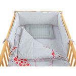 Aparatoare Laterala MyKids My Zoo Rosu 120 cm x 60 cm, MyKids