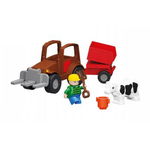 Set blocuri constructie Aventura la Ferma Blocki Mubi  11 elemente