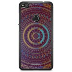 Cazul Bjornberry Huawei Honor 8 Lite - Purple / Gold Mandala, 