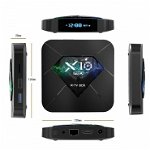 R-TV BOX X10 PRO Smart Media Player, 3D, 4K HDR, RAM 4GB, ROM 32GB, Android 8.1, Quad Core