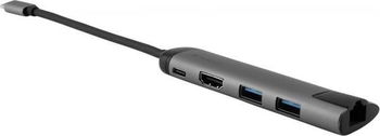 Verbatim USB Hub USB 3.1 5-C-Port portabil Gray, Verbatim